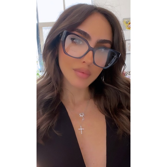 NEW Prada PR18WV Eyeglass Frames in Blue - Picture 2 of 7